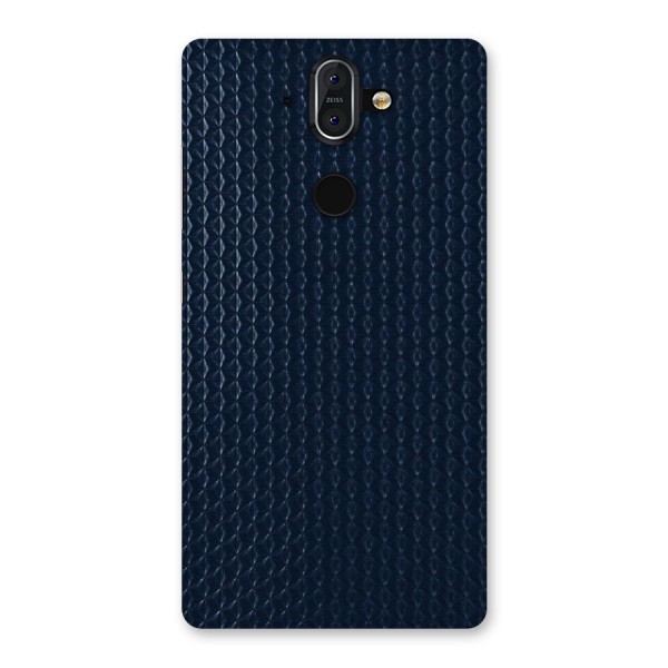 Blue Pattern Back Case for Nokia 8 Sirocco